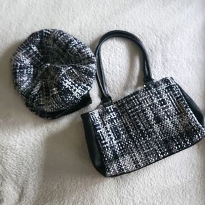 Handbag and matching hat